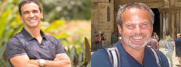 O autor de “Oito ou Oitenta”, Marcelo Saback, e o Diretor de Núcleo da novela, Jayme Monjardim