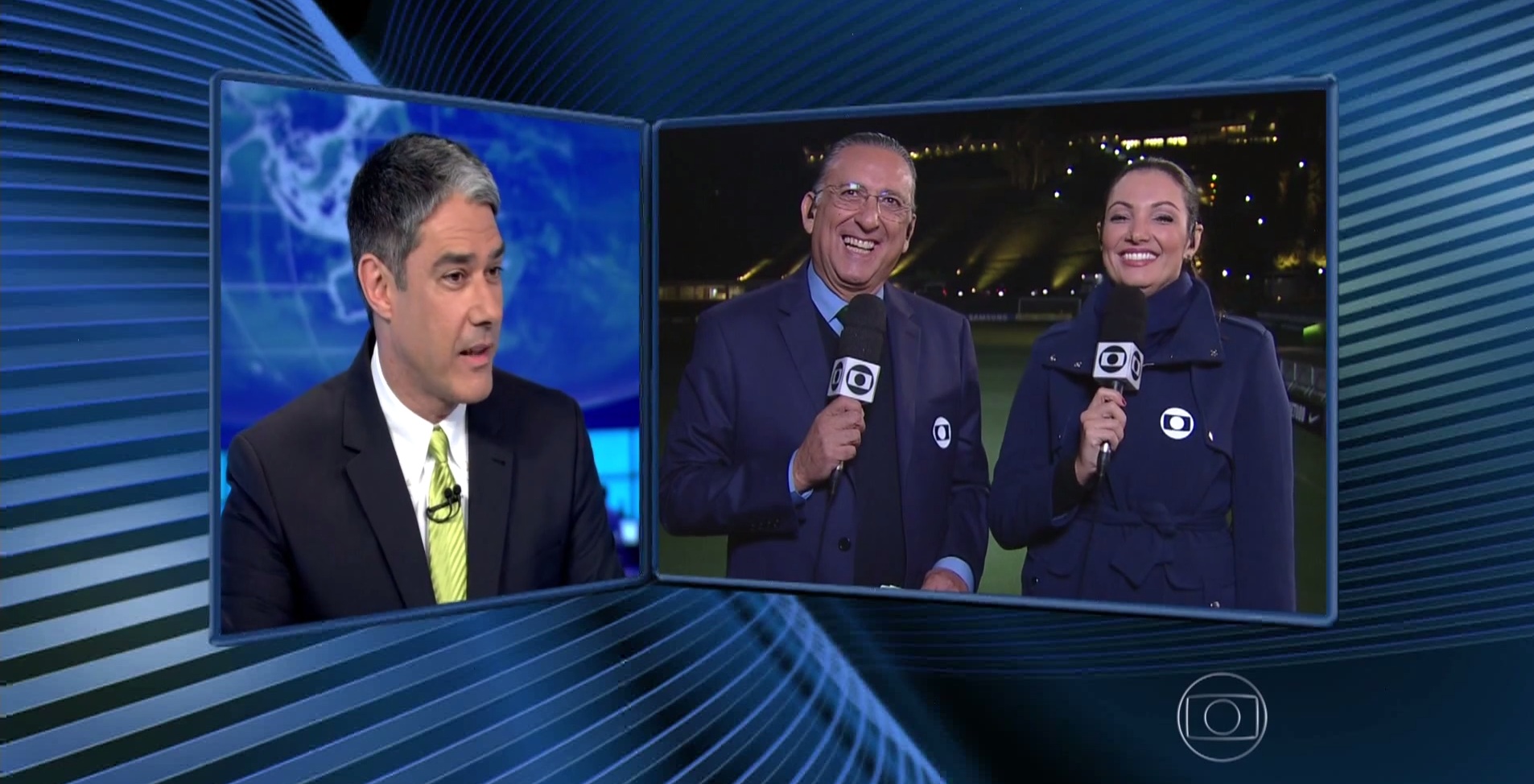 William Bonner esclarece caretas de Patricia Poeta no ‘JN’