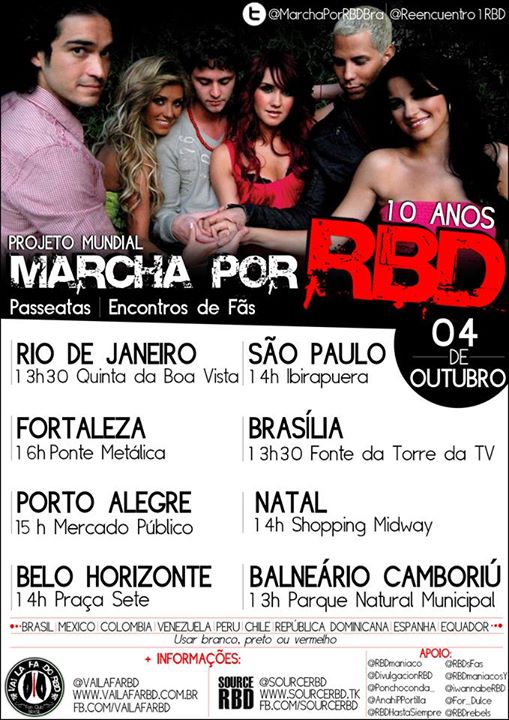 Marcha RBD Banner