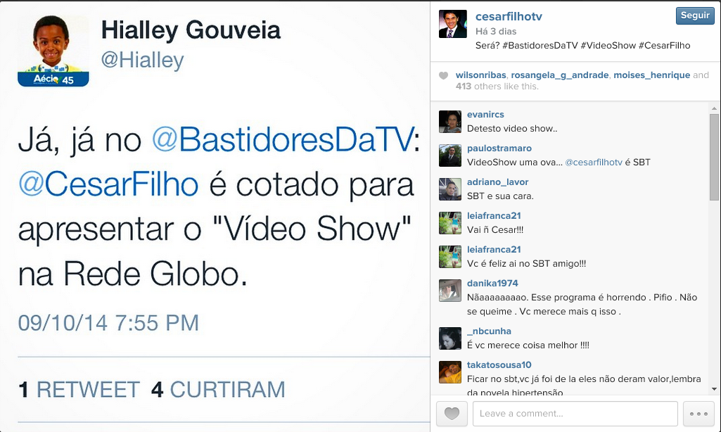 Reprodução: Instagram