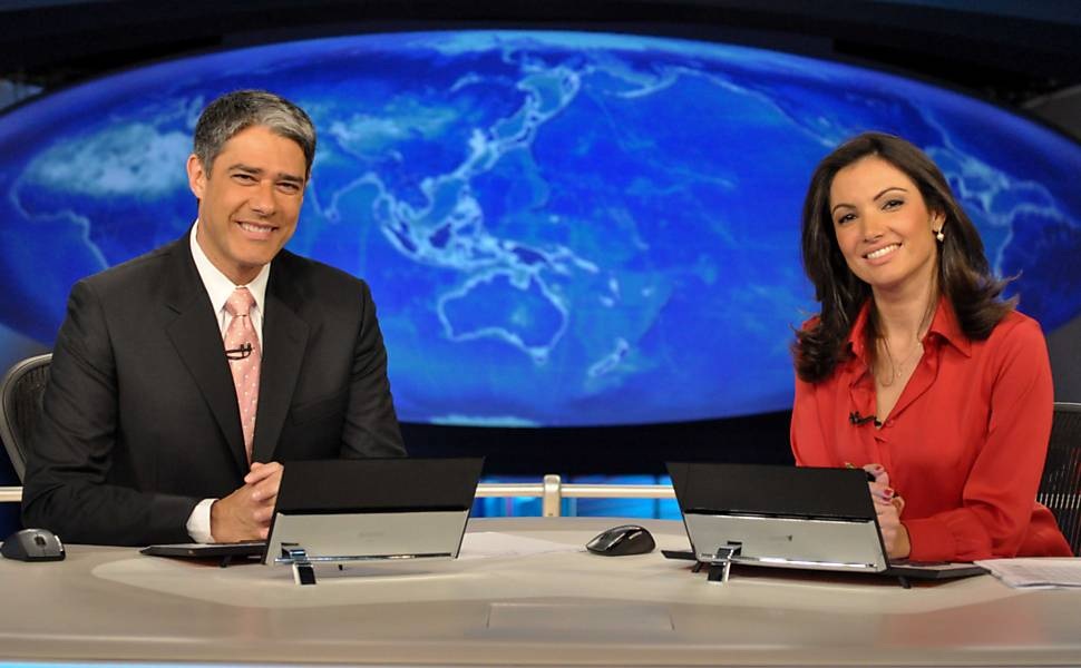 William Bonner diz que Patrícia Poeta estava infeliz no “Jornal Nacional”