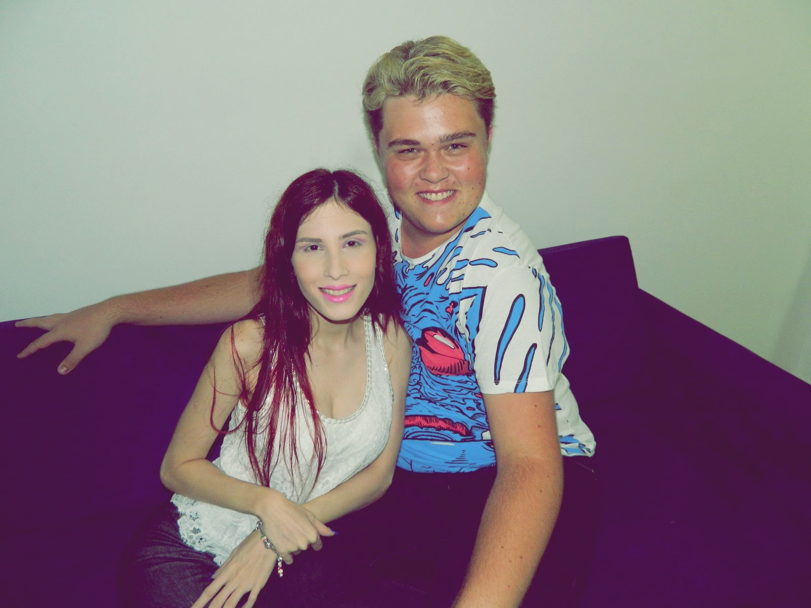 Camilla Uckers e colunista Charlles Robert (Foto: Arquivo Pessoal)