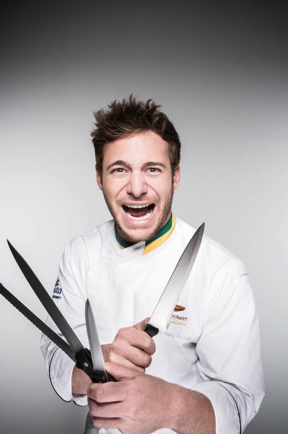 Dalton Rangel, um dos integrantes do "Homens Gourmet", é a novidade na cozinha do "Hoje em Dia"