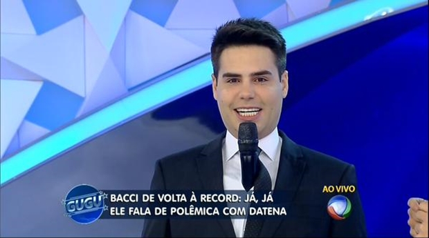 Record coloca Luiz Bacci para apresentar o “Domingo Show”