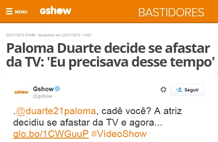 Foto: Reprodução/GShow
