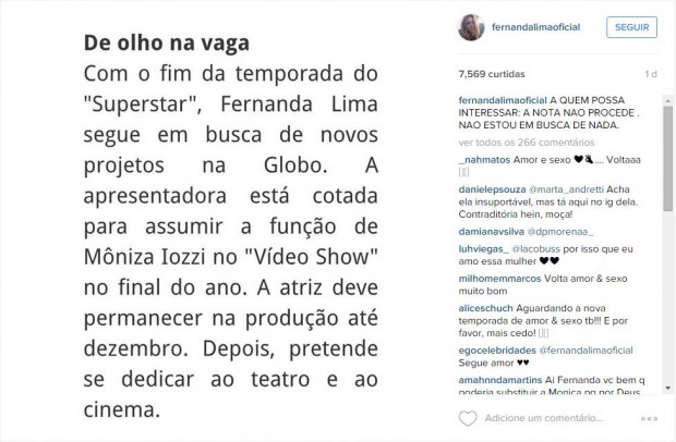 Foto: Reprodução/Instagram