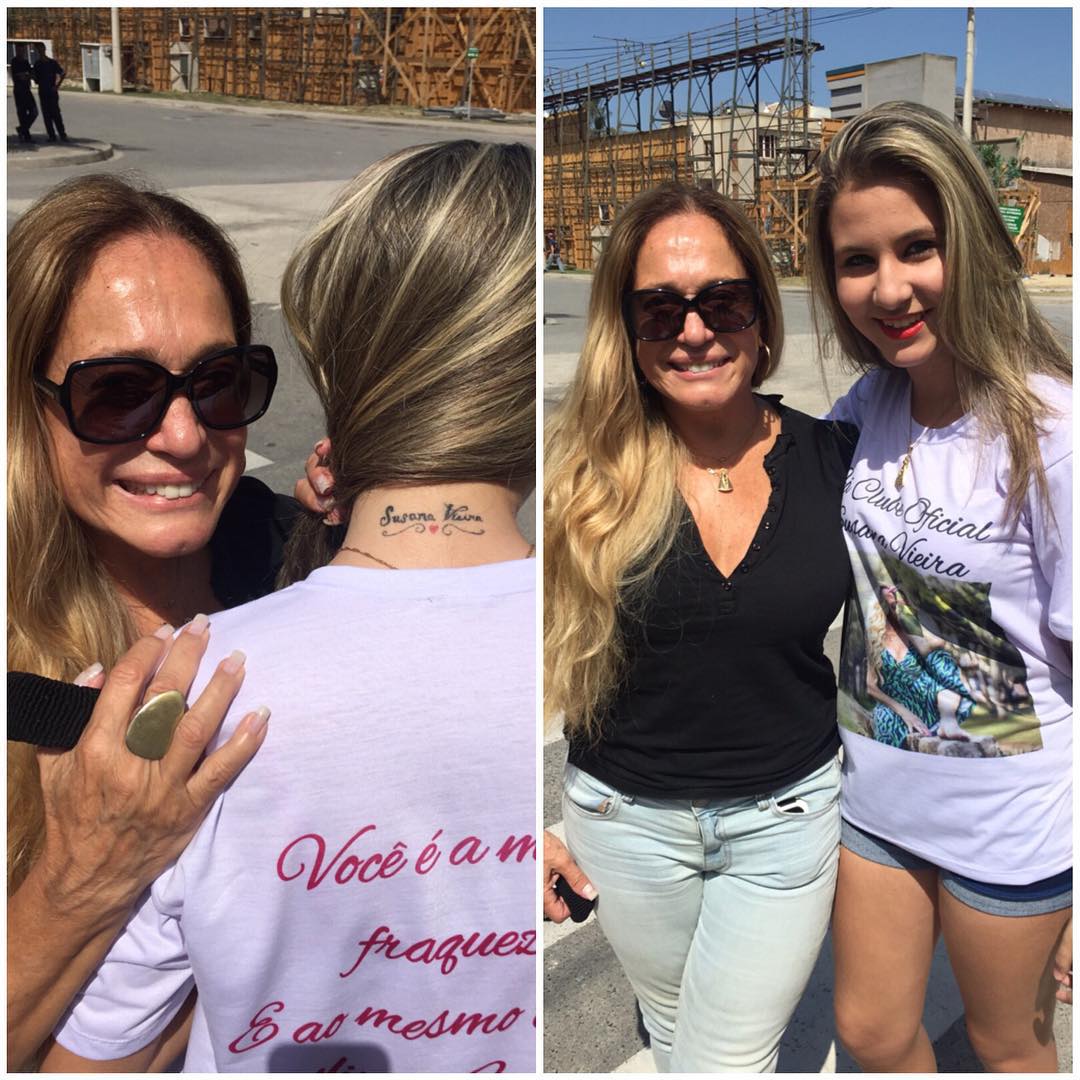 Fã faz tatuagem para homenagear Susana Vieira