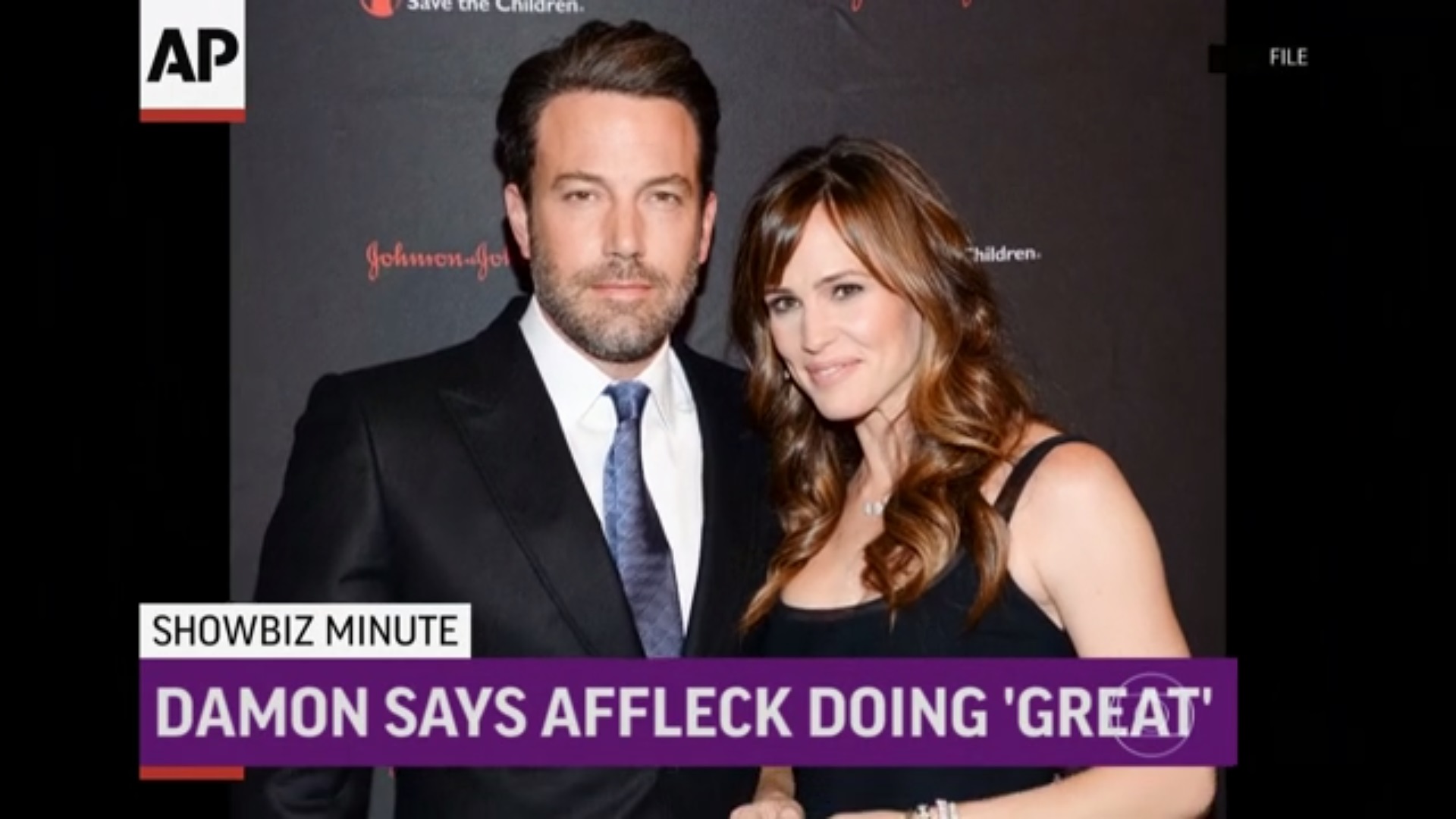 Ben Affleck e Jennifer Garner foram casados por 10 anos e babá teria sido pivô da separação (Foto: Reprodução/TV Globo)