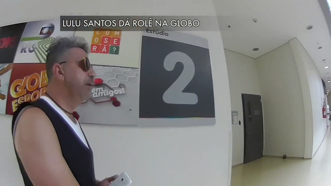 Sósia de Lulu Santos consegue entrar na Globo em São Paulo. Foto: Reprodução/Band