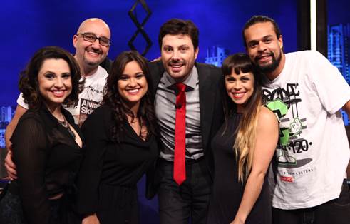 Francis, Felipe, Ana, Danilo, Gisele e Pierre.