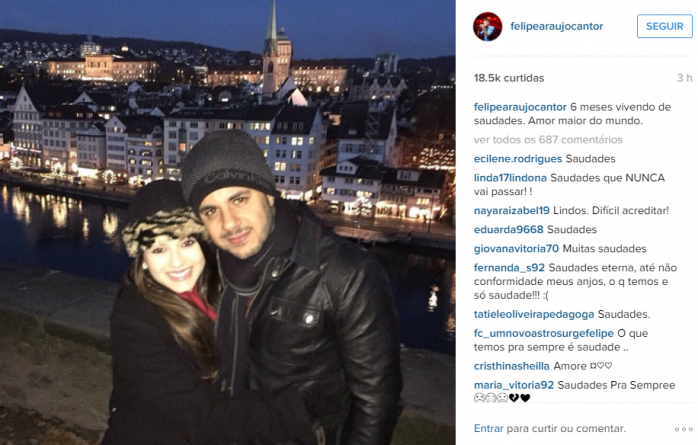 Irmão de Cristiano Araujo no primeiro natal sem ele: “Amor maior do mundo”