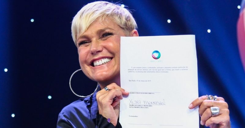Advogados da TV Record estão preparados para a possivel rescisão de Xuxa Meneghel