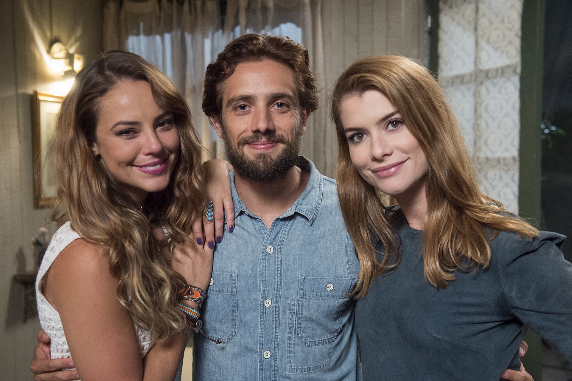 Melissa (Paolla Oliveira), Felipe (Rafael Cardoso) e Lívia (Alinne Moraes). Foto: Divulgação/Globo