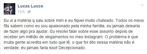 Foto: Reprodução/Facebook
