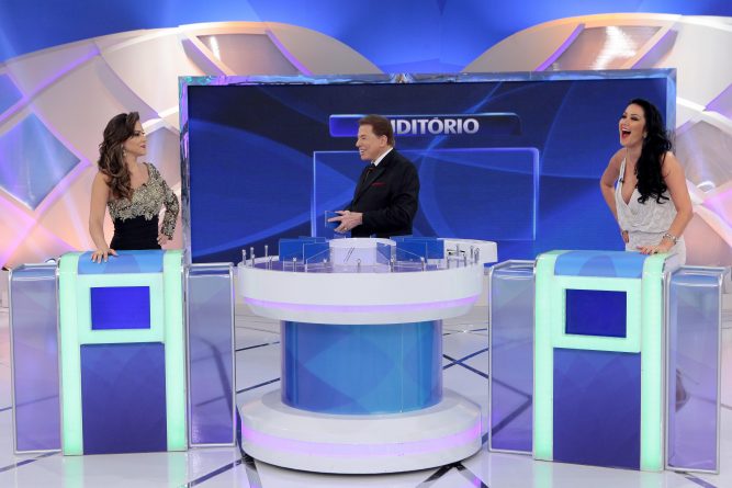 Nadja Haddad e Helen Ganzarolli participam do “Programa Silvio Santos”