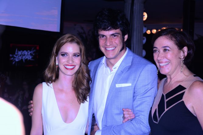 (Nathalia Dill, Mateus Solano e Lilia Cabral na coletiva de "Liberdade, Liberdade"/Paulo Carvalho/Bastidores Da TV)