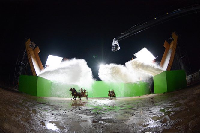 Record abre a terra em cena principal de “Os Dez Mandamentos – Nova Temporada”