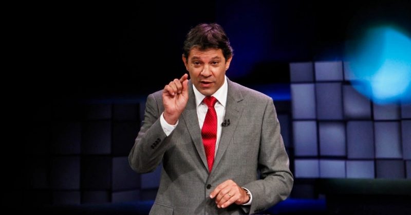 Record TV envia nota repudiando Fernando Haddad