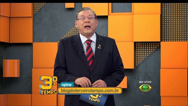 Apresentador da Band comenta lance após assistir jogo na Globo