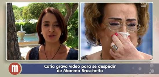 Em participação no programa “Mulheres” , Mamma Bruschetta se emociona e fala sobre ida para o SBT