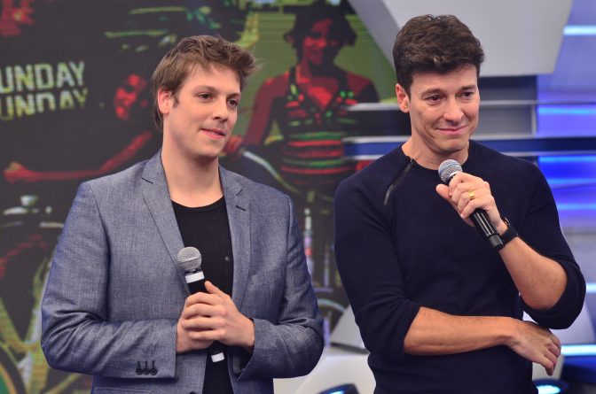 Fábio Porchat engana Rodrigo Faro, que se emociona com homenagem ao Dia dos Pais