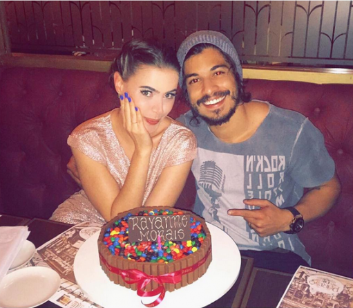 Rayanne Morais comemora aniversário com Douglas Sampaio