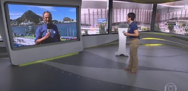 Ao vivo na Globo, Sandra Annenberg pede para marido usar protetor solar