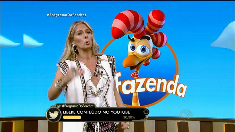 Com Adriane Galisteu, “Programa do Porchat” bate novo recorde negativo de audiência