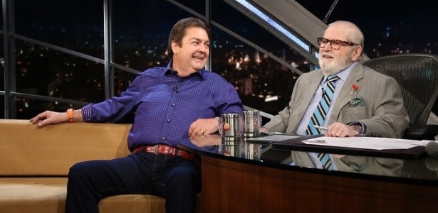 “Programa do Jô” bate recorde anual de audiência com a presença de Fausto Silva