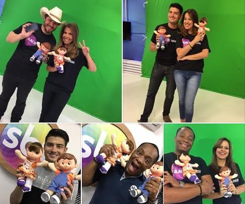SBT Interior: Apresentadores se divertem em tarde de gravação para o “Teleton 2016”