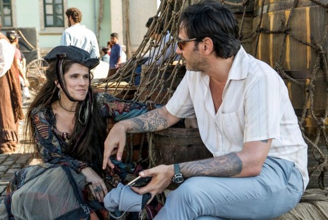 Ingrid Guimarães volta a cair nas gravações de “Novo Mundo”