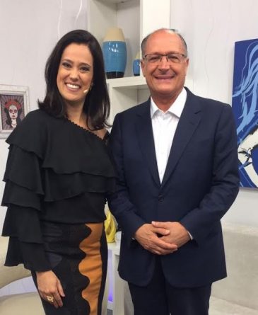 Mira Filizola recebe o governador Geraldo Alckmin para um bate-papo pelo SBT Interior