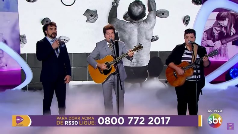 Ana Vilela, Daniel e Padre Fábio de Melo cantam música tema do Teleton 2017
