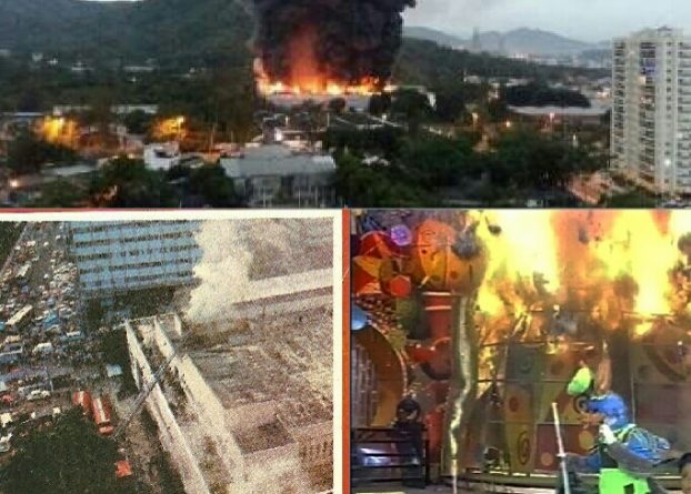 Grande incêndio na Globo não é o primeiro na história da emissora – Principais canais já foram destruídos pelo fogo