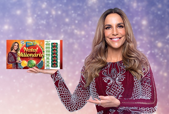 Tele Sena lança campanha Milionária de Natal estrelada por Ivete Sangalo