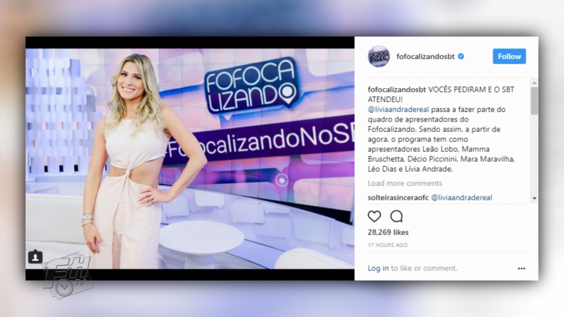 Lívia Andrade é a nova apresentadora do Fofocalizando