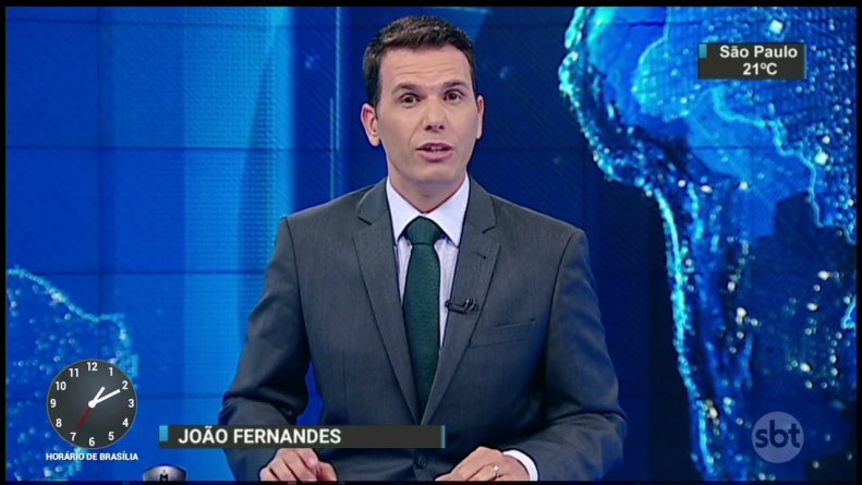 Em recorde histórico, “SBT Notícias” lidera por duas horas com João Fernandes e vai a 4,2 pontos