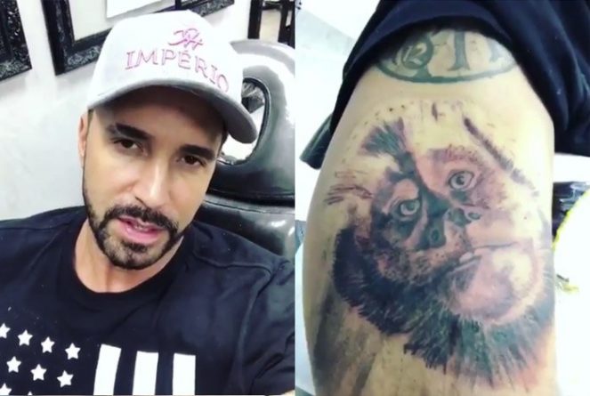 Latino faz tatuagem em homenagem a Twelves: “Que venham as críticas”
