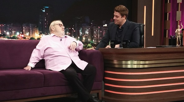 Jô Soares e Fábio Porchat vão às lágrimas durante entrevista na Record TV