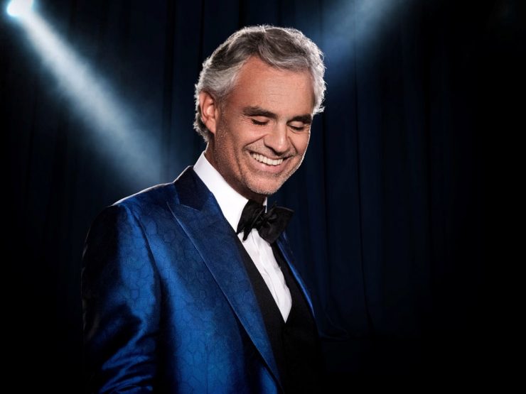 “Música na Band” exibe show do tenor Andrea Bocelli