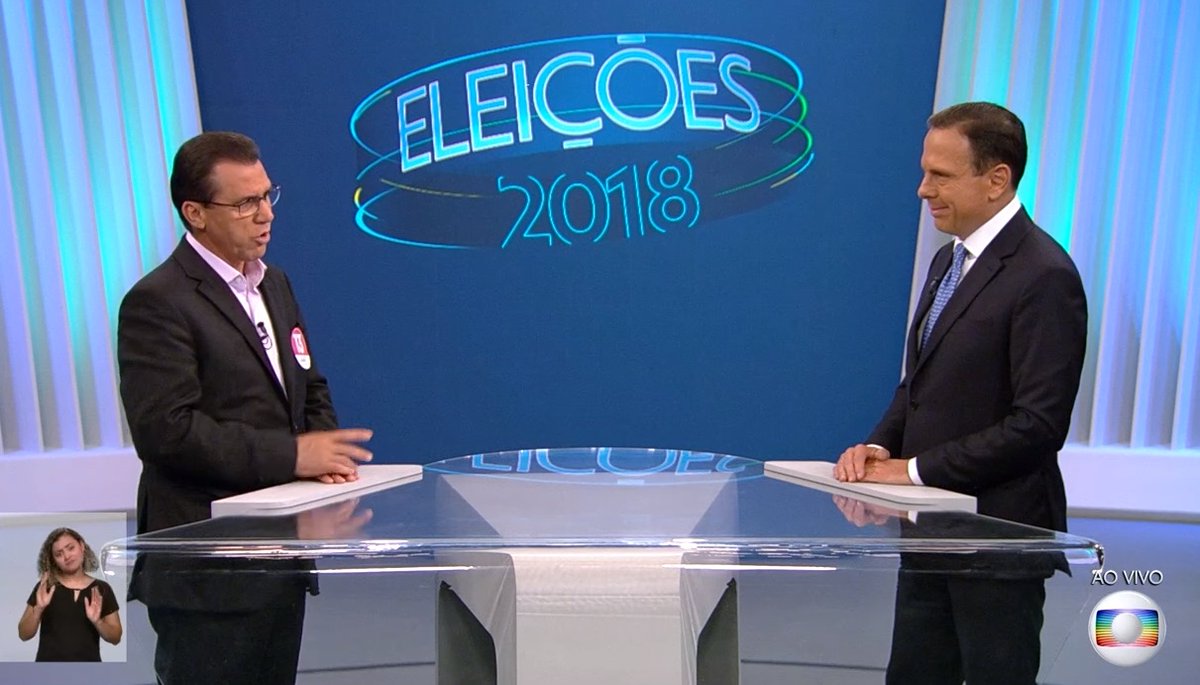 Audiência – Debate na Globo – Governo de São Paulo – (02/10)