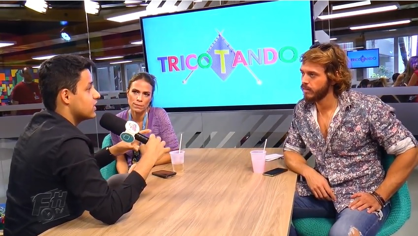 Entrevista com Lígia Mendes e Franklin David, apresentadores do programa “Tricotando”