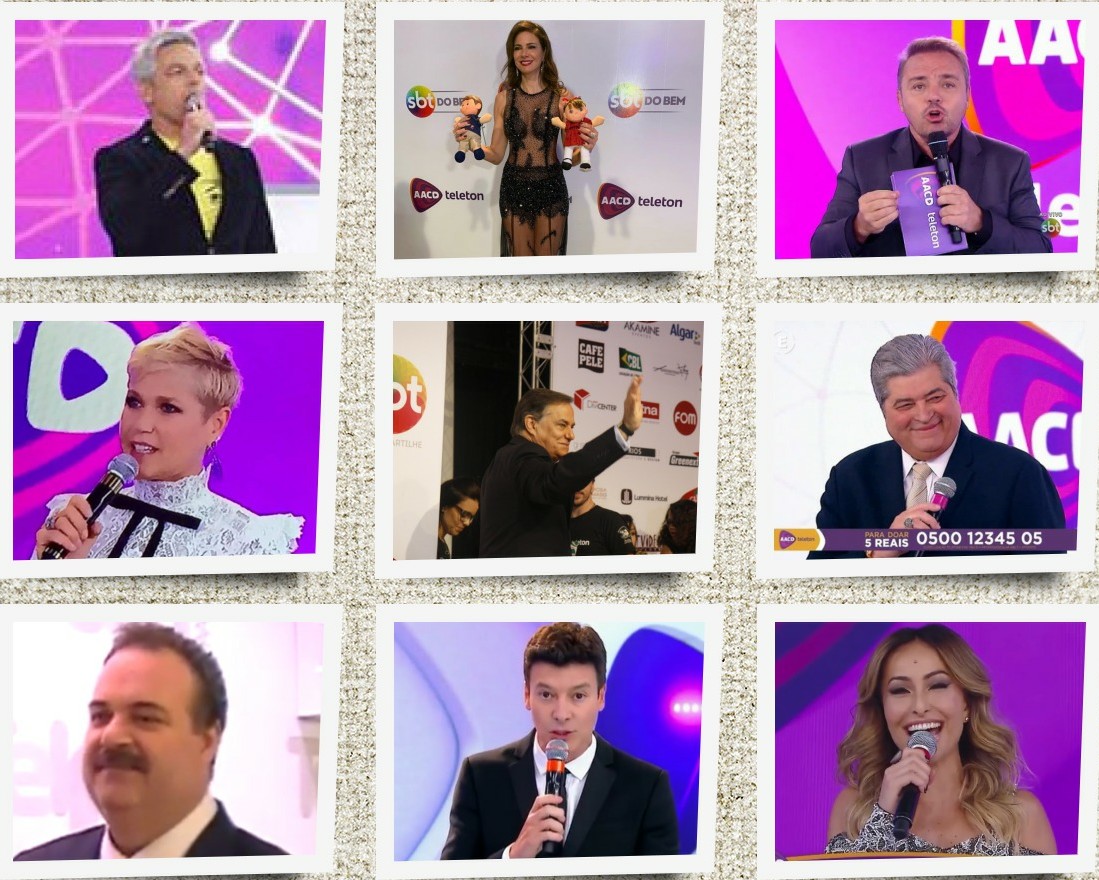 Com DNA em programas de auditório, SBT promove Teleton com artistas da concorrência que são a cara da emissora