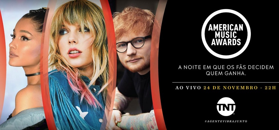 TNT exibe “American Music Awards® 2019” com exclusividade na TV