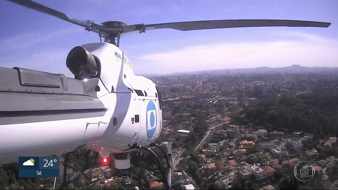 GloboCop apresenta problemas mecânicos e faz pouso forçado