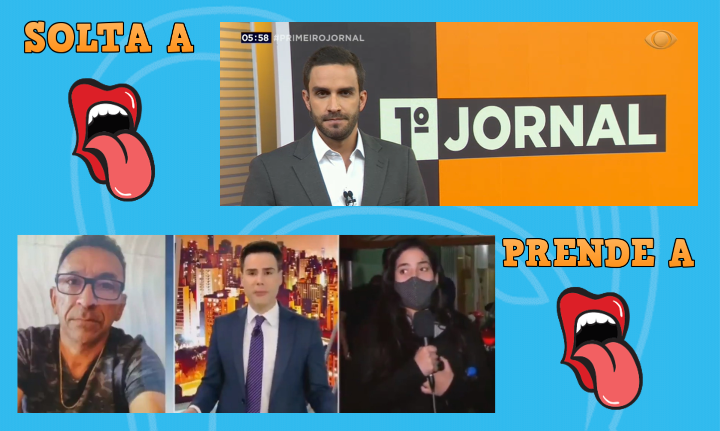 Solta ou Prende a Língua no “Bastidores da TV”