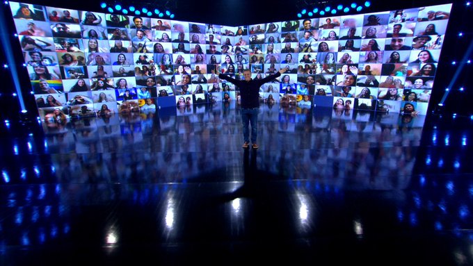 Luciano Huck retoma gravações no estúdio