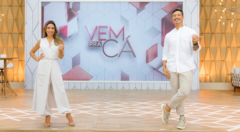 SBT estreia o “Vem Pra Cá” com Patricia Abravanel e Gabriel Cartolano