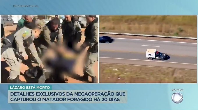 Com morte de Lázaro, Record vence a Globo por mais de 7 horas no Ibope