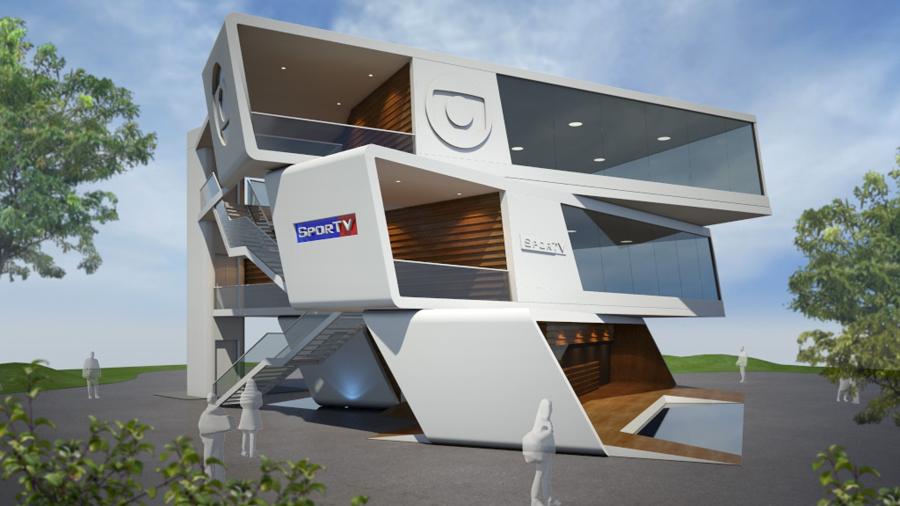 Estúdio Olímpico da TV Globo transporta o público para a sede dos Jogos